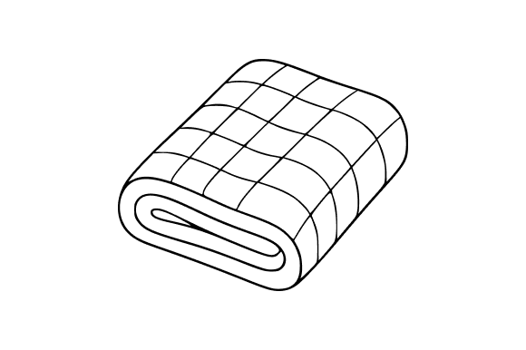 Checkered Blanket Clip Art for Creative Projects
