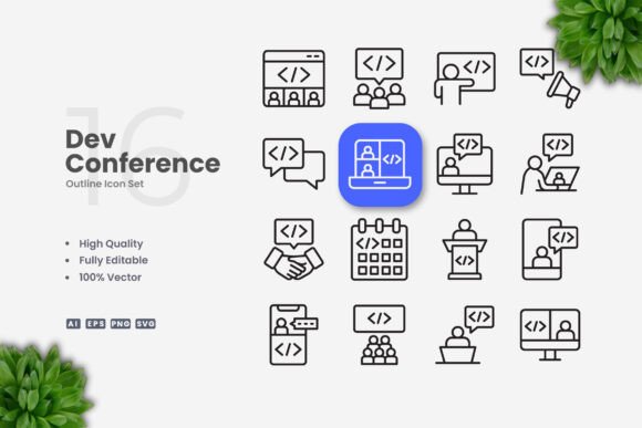 Dev Conference Icons: A Versatile Design Solution for Modern Projects