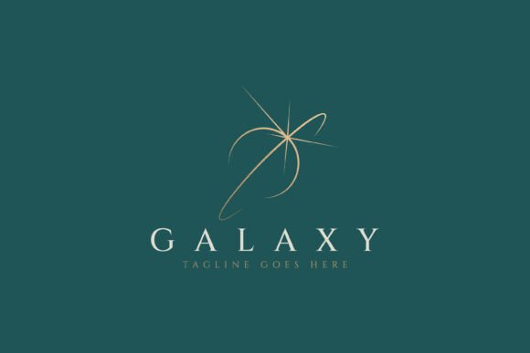 Galaxy Saturn Star Abstract Logo