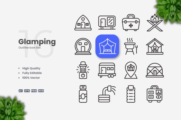 Glamping Icons