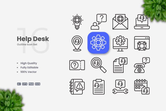 Help Desk Icons for Every Need