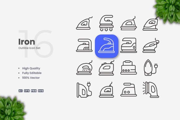 Iron Icons: Versatile Design Elements for Modern Projects