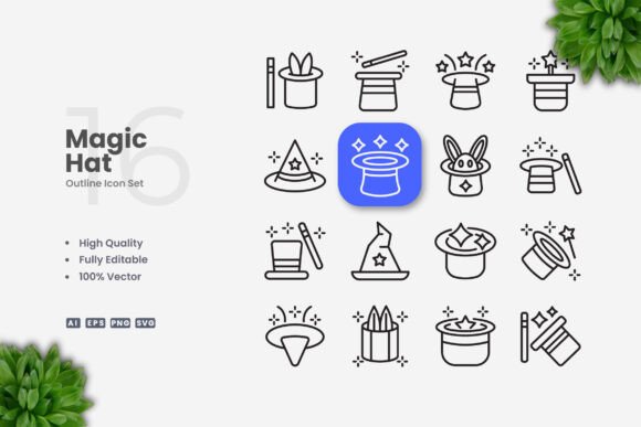 Magic Hat Icons