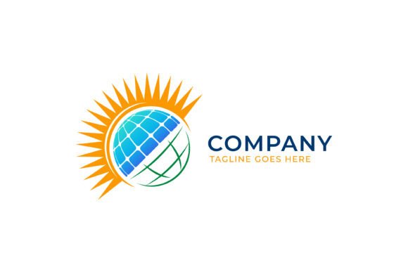 Revitalize Your Corporate Image with Solar Panel Energy Global Tech Logo