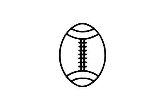 Sketch of a Rugby Ball Line Art: A Versatile Design Asset for Modern Creatives