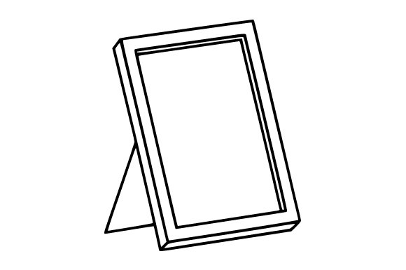 Standing Frame Clip Art for Creative Projects