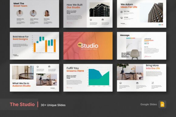 The Studio Google Slides Template